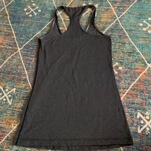 Lululemon Cool Racerback size 6 dark grey